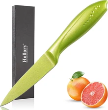3.5 Inch Paring Knife, Fine Edge Fruit Vegetable Peeling with German High Carbon