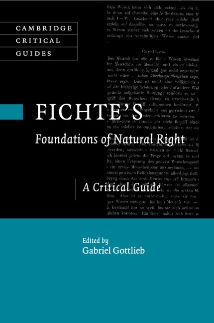 Fichte's Foundations of Natural Right A Critical Guide Gottlieb Paperback - Image 3