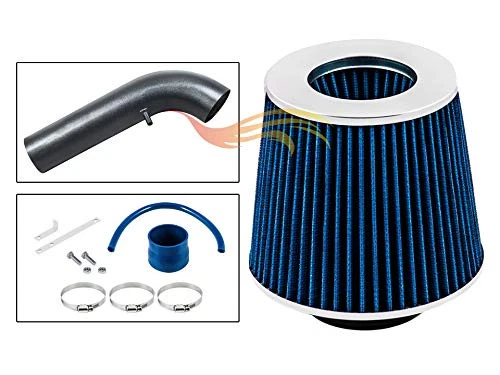 BCP RW BLUE 1993-1995 Rodeo Trooper Passport 3.2L SOHC V6 Air Intake Kit+Filter - Image 4 of 4
