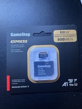Nintendo Switch 2 512GB Express Micro SD Card GameStop w/ Adapter NEW