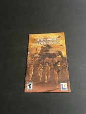 star wars the clone wars ps2 Manual only