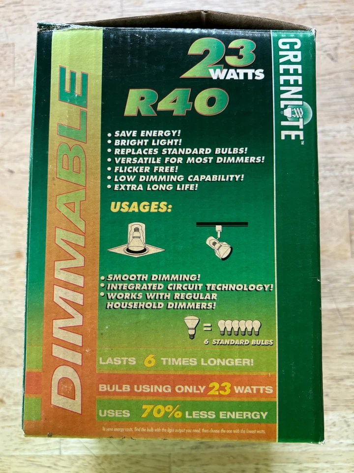 Greenlite Light Bulb - Dimmable - R40 - 23W - ELR40 - 960 Lumens - 6000 Hours - Image 3 of 4