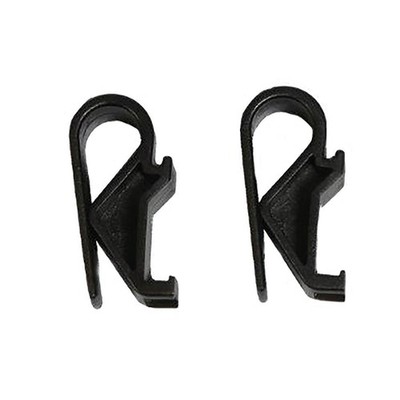 Basil Haken Hook-On-System, für Ø 16mm, schwarz (2er Pack)