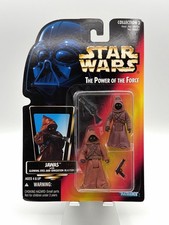 1996 Hasbro Star Wars Power Of The Force Jawas Action Figure Green Card