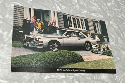 1979 BUICK ADVER. POSTCARDS Set Of 3 LESABRE SPORT COUPE, ESTATE WAGON, RIVIERA - Picture 2 of 5