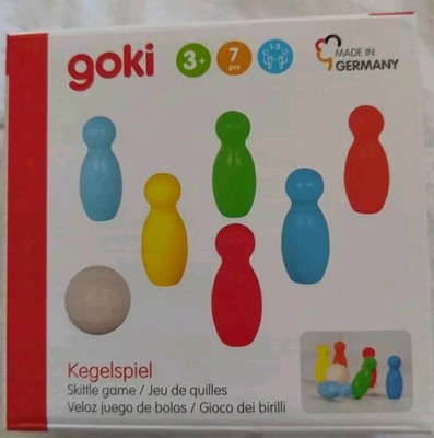 GOKI HOLZ KEGELSPIEL NEU OVP