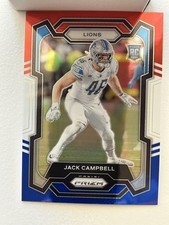 2023 Panini Prizm - Rookies Jack Campbell #330 Red White & Blue Prizm (RC)