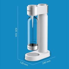 Philips Water Sparkling Water Maker, Plastic, White, 1 l, Used-very good, no fil