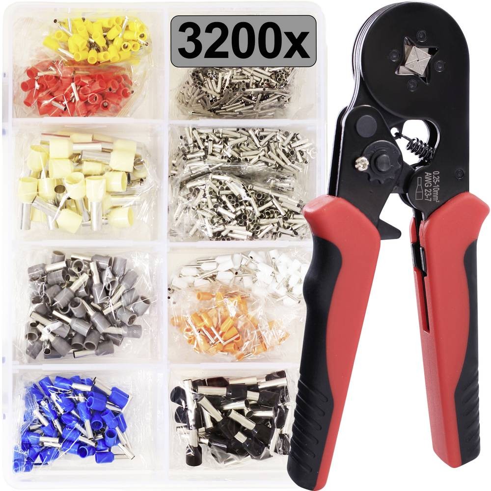 TC-13377608 Assortiment d'embouts simples TRU COMPONENTS pour câblage électrique