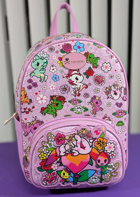  Tokidoki Unicorno Flor Mini Backpack - Lavender Floral Bag  NWT New With Tags