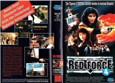 (FSK 18) VHS Videokassette - Red Force 4 - Cynthia Khan, Waise Lee, Too Siu Chun