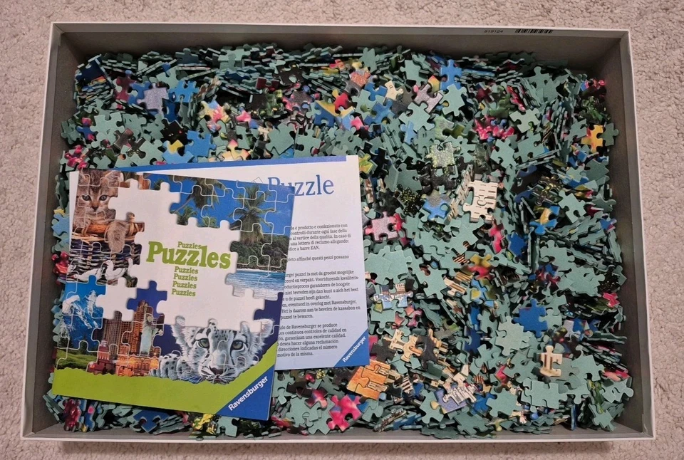 5000 Piece Jigsaw Puzzle Ravensburger View of Florence Very Rare Puzzle - Image 2 of 4