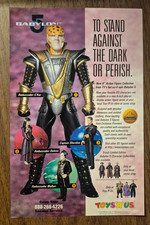 1998 BABYLON 5 Action Figures Ambassador G'Kar Toys 'R' Us - Print Ad/Ad Page