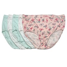 Jockey Set of 5 Elance Breathe Cotton Briefs Size 8 A516105 Candy Cane 12798