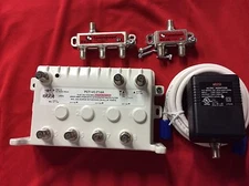 PCT INTL PCT-VC-F14A RF MoCA 5 Port Bypass CATV Amplifier with Active Return