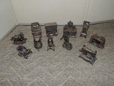 Vintage Durham Industries Metal Miniatures Die Cast Lot of 11