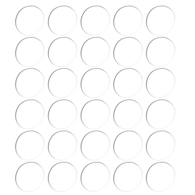 30pcs Silicone Rubber Bumpers Close Cabinet Bumper Noise Dampening Bumper