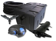 SunSun Pond Filter Kit 60000L with 36W Pond Clarifier, 100W Eco Pump 25m Hose