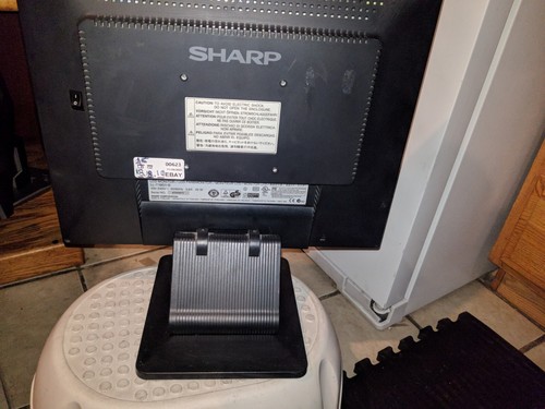 Sharp LL-T19D1-B Monitor TESTED WORKING - 00623 - Picture 10 of 13