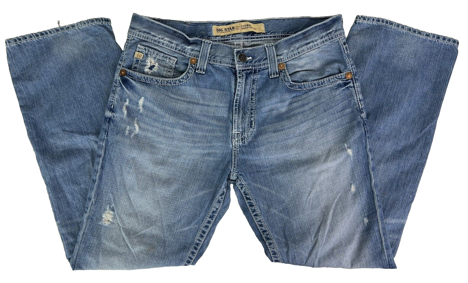 Mens 36R 36x30 Big Star Jeans Pioneer Boot Cut Th… - image 3