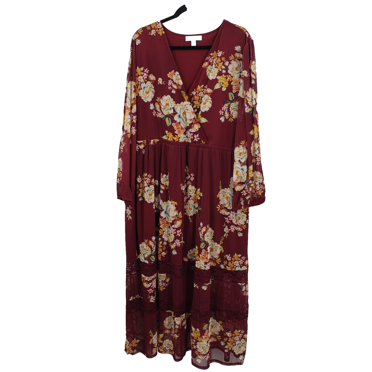 chinese dress ladies Aubree Satin Mixed Print Maxi Dress (s-3x) | Plus Size