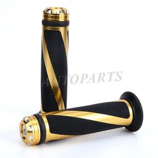 Whirl Gold MOTORCYCLE 7/8" HAND GRIPS FOR HONDA CBR 600RR CBR1000R SUZUKI GSXR