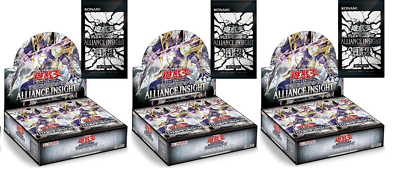 Yu-Gi-Oh! Alliance Insight – Booster De 3 Packs, Cartes Rares, Dernier Tirage Quarter Century Secret Rare, Printemps 2025