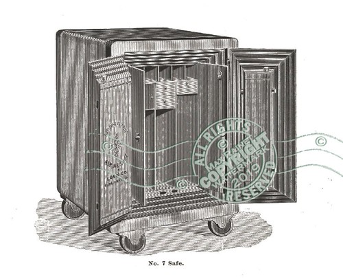 Alpine Safe + Lock Co (1890) Samples CATALOGUE * Fire Burglar Proof ...