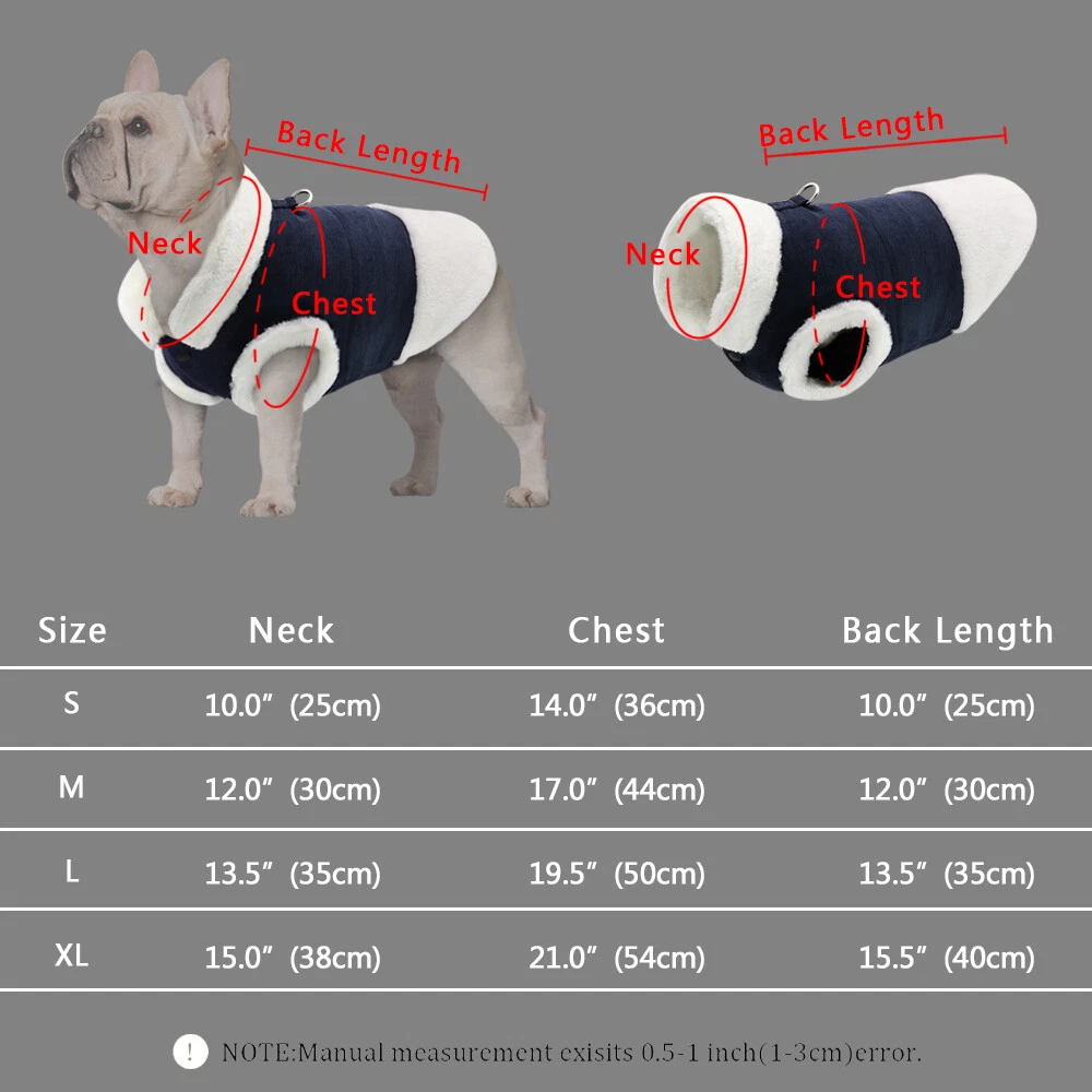 French bulldog clothes size cheap