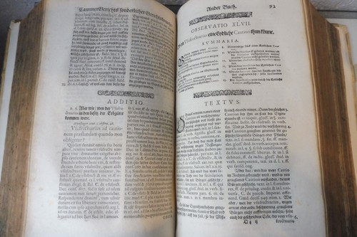 Rarität ! antikes , großes , dickes Buch , Gesetzbuch von 1603 , Hamburg - Bild 9 von 13