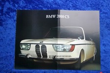 Bmw 2000 Cs 1965-1969 Brochure (A1120) Reprint Archive Publisher