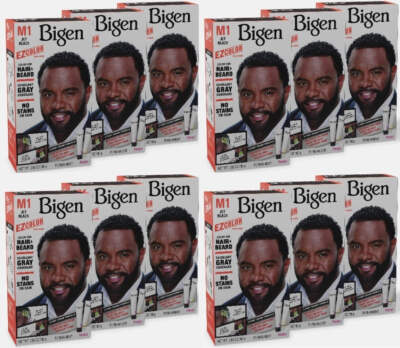 12 PACK BIGEN EZ HAIR COLOR (M1) JET BLACK