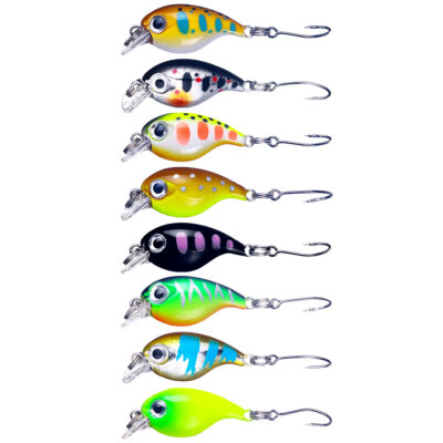9 cm/10 g Hengjia ABS dur non peint appât de pêche sans
