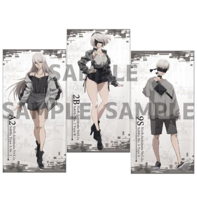 NieR:Automata x Don Quixote collaboration A2 2B 9S Life Size