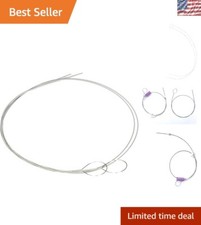 G-Tube Cleaning Brush Pack of 2 - Stainless Steel Handle, 30 Inch Flexibility