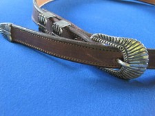 Randall D Moore Santa Fe Sterling 925 Fluted TNFL-1 Buckle Set for 3/4" Belt
