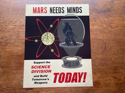 MINT 2013 TOPPS MARS ATTACKS INVASION JOIN THE FIGHT 11 X 14 PROPAGANDA POSTER