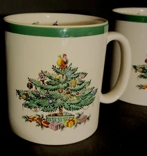 SPODE Christmas Tree Set Of 2