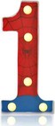 Free Standing Light up Number signs, Spiderman, Birthday signs, special occasion