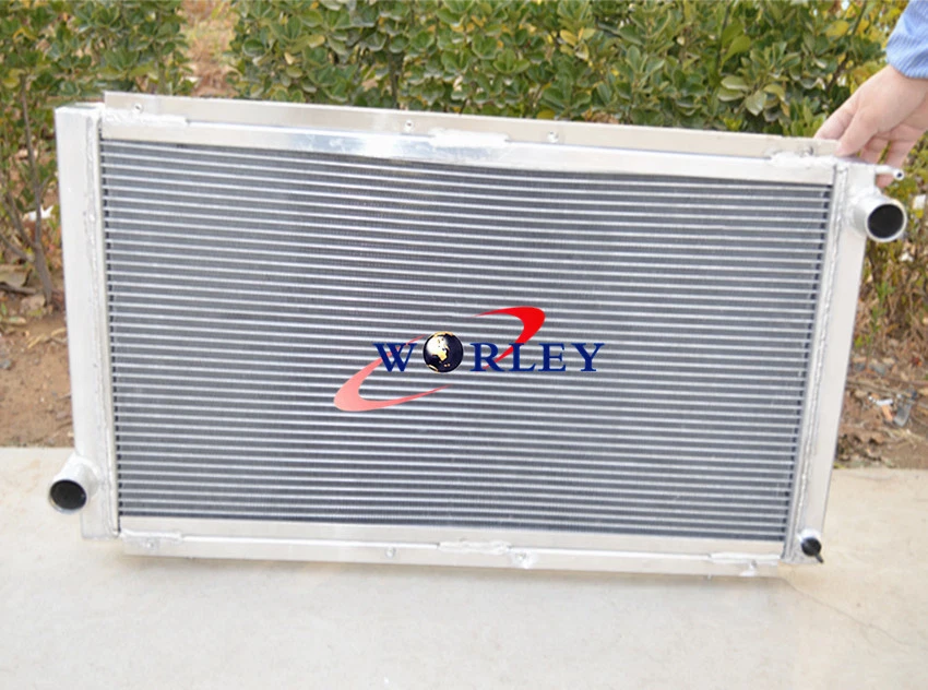 Radiador de aluminio + manguera azul para SUBARU IMPREZA WRX GC8 STI 2.0L 1992-2000 MT Foto 4 de 4