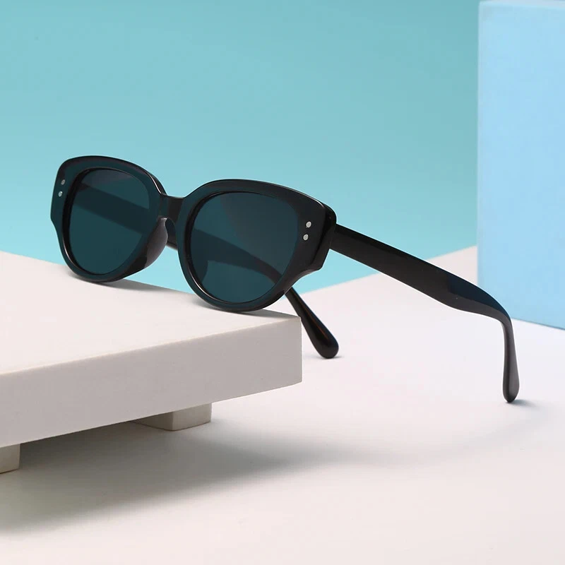 Gafas de sol ojo de gato vintage UV400 para niños marco retro niños niñas bebé gafas Foto 4 de 4