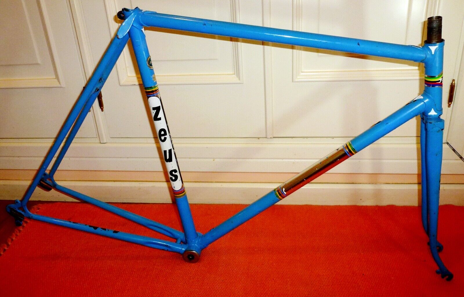 Zeus bicycle bike frameset frame and fork - From the 70s -...