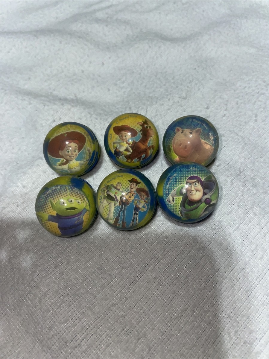 TOY STORY BOUNCY BALLS Lot Of rubber vtg bouncing balls disney pixar  toys