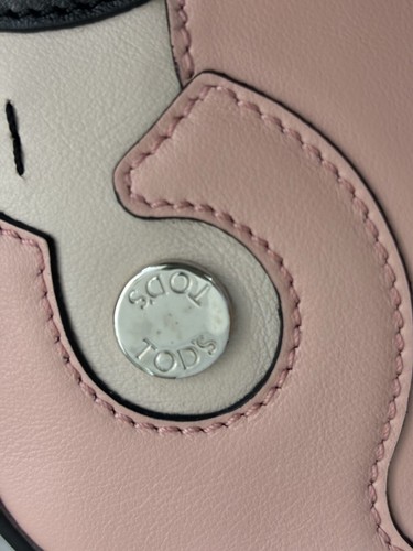 100% Authentic Tod’s Flamingo Leather Crossbody Bag - Picture 8 of 19