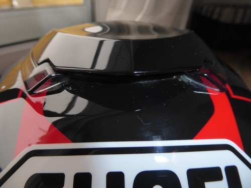 SHOEI GT-Air Motorradhelm schwarz / rot glänzend Größe L WIE NEU - Bild 9 von 10