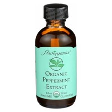 Organic Peppermint Extract  2 Oz By Flavorganics