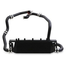 BLACK ALLOY FRONT MOUNT INTERCOOLER FMIC FOR SUBARU IMPREZA GDA WRX STI 01-07