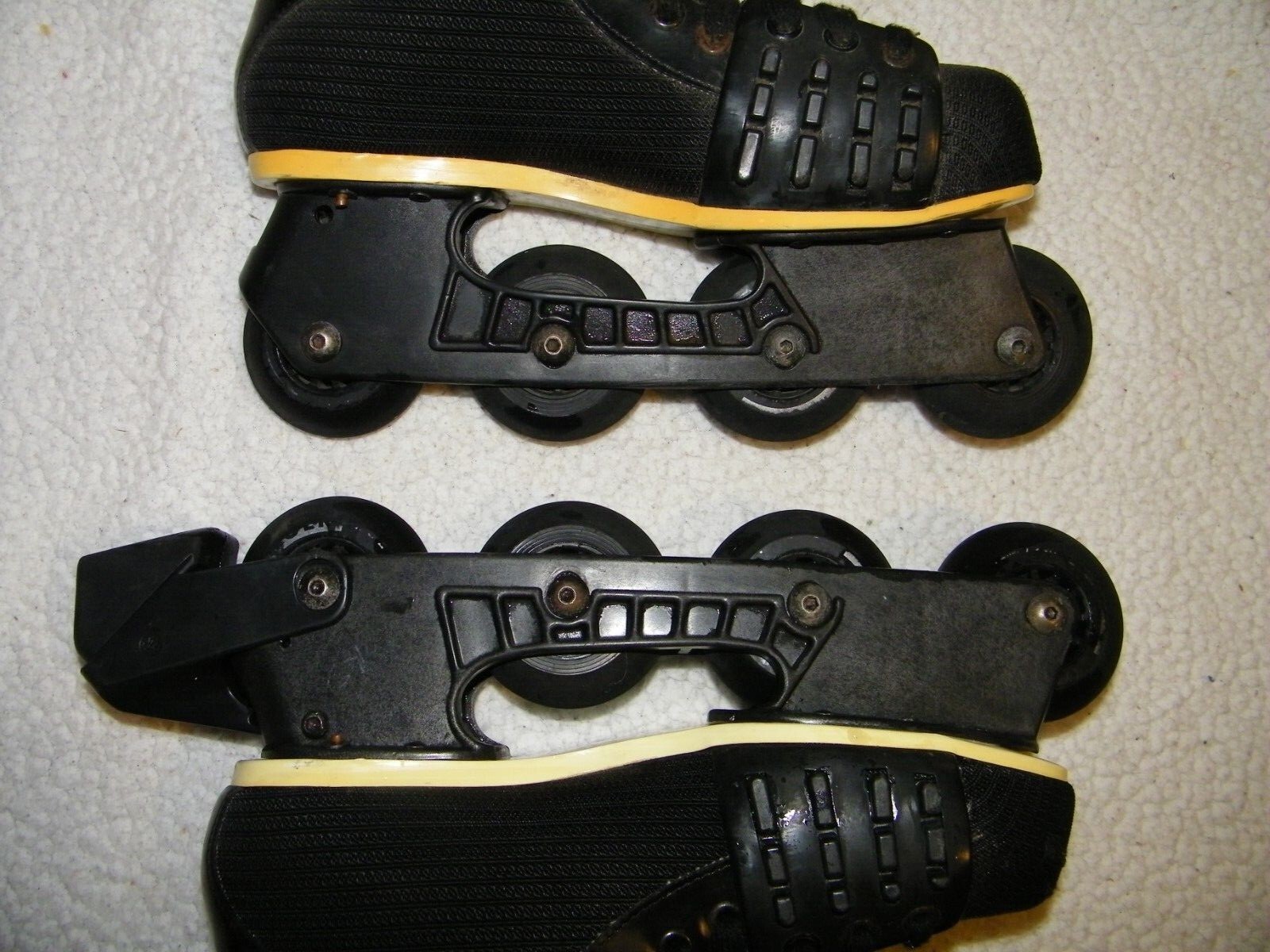 BAUER 2 OFF ICE HOCKEY INLINE SKATES ROLLER BLADES MEN'S SIZE 8D,GREAT