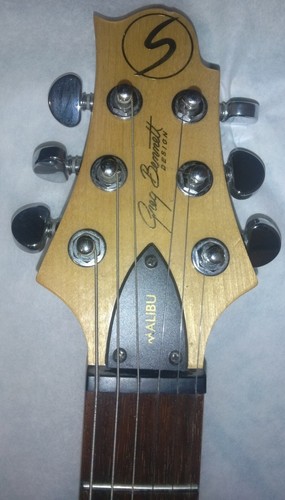 Fender Samick Greg Bennett Malibu Design MB-1/MR Six String Red Guitar Soft Case - Picture 10 of 21
