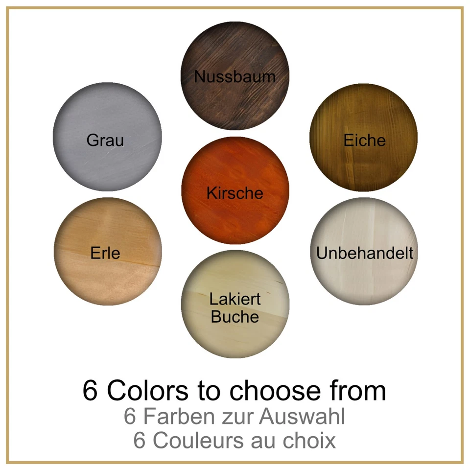 Barhocker Holz Buche Holzhocker massiv Barstuhl Stuhl 80 cm Neu - Bild 2 von 3